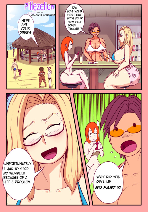 5tarexarte:  Ellen’s overweight so she have to loss his weight.This short comic reward of my raffle for my patron. Winner :  Jeddaven -  OC Drazenka Krylowov. If you want to, support me on  https://www.patreon.com/5tarex  you’ll participate