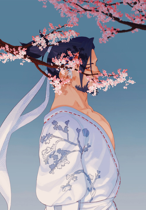minghzi: Cherry blossoms of his home——cries @ hanzo’s new skin it’s simple a