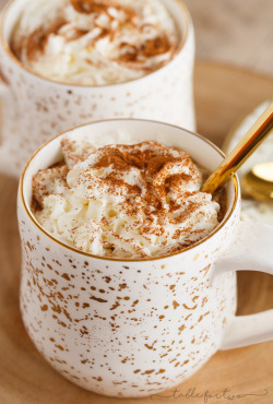 ransnacked:  spicy gingerbread lattes | table