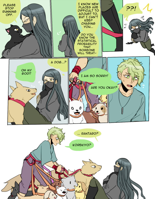 ministarfruit: “what do you mean you have 12 dogs/13 cats?!” au This is everything I nee