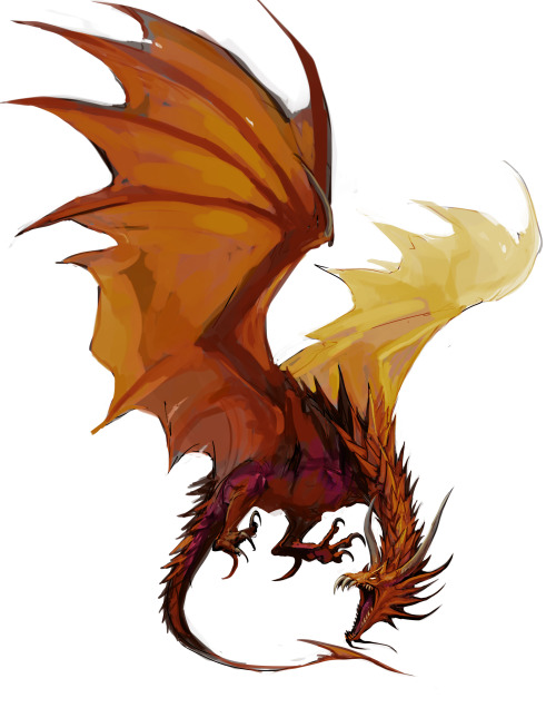 pythosart:  A very inaccurate hellkite speedpainting