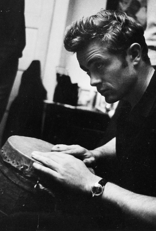 vintagegal:James Dean photographed by Roy Schatt, 1954