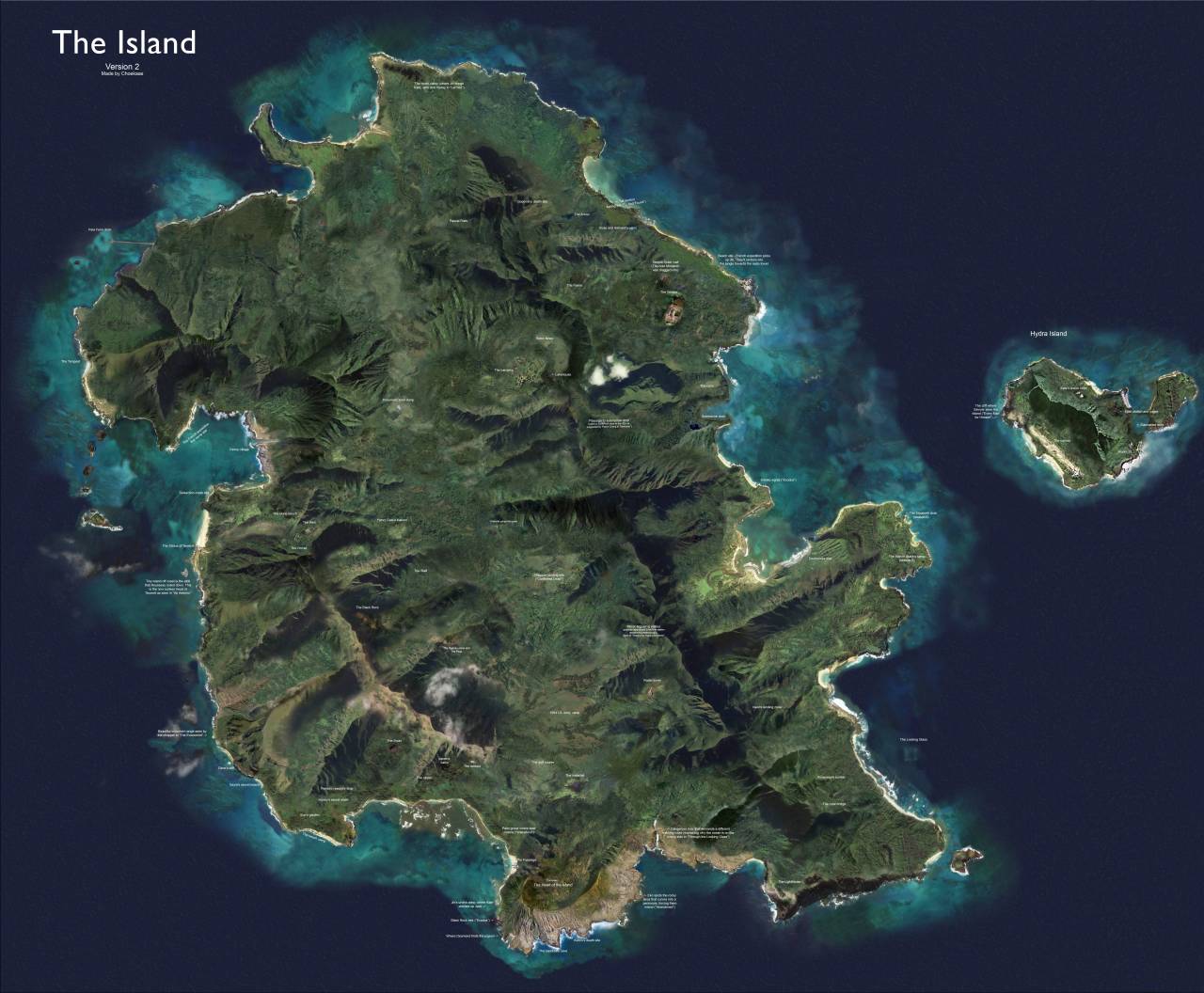 Satellite map of the Island from the TV show “Lost”.
by u/Choekaas