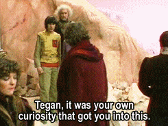 cleowho:“I’ve never chosen my own company.”Logopolis - season 18 - 1981