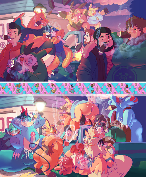 todayilust4: “niite! niite! snort! come one, come all! try the pokecigars! they’ll make 