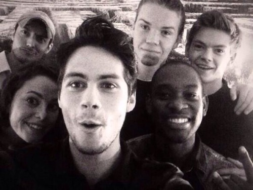 dylanobrien: Press with the homies at Claridge&rsquo;s Hotel :) #MazeRunner @kscodders @wesball @pou