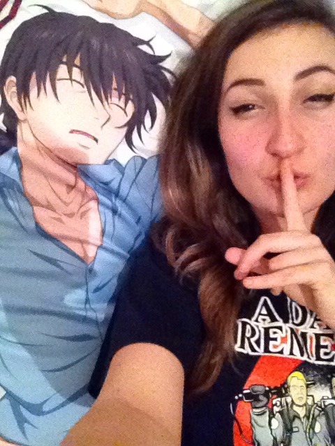 rubee:  1. lyin with the bae 2. caught him slippin lmao 3. boop 4. oops woke him