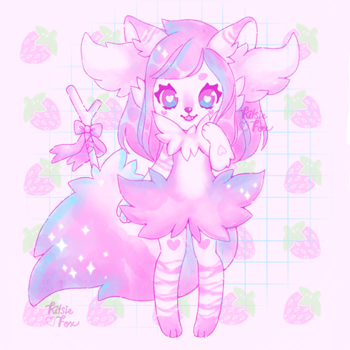  ♡  my sona as a braixen  ♡ 