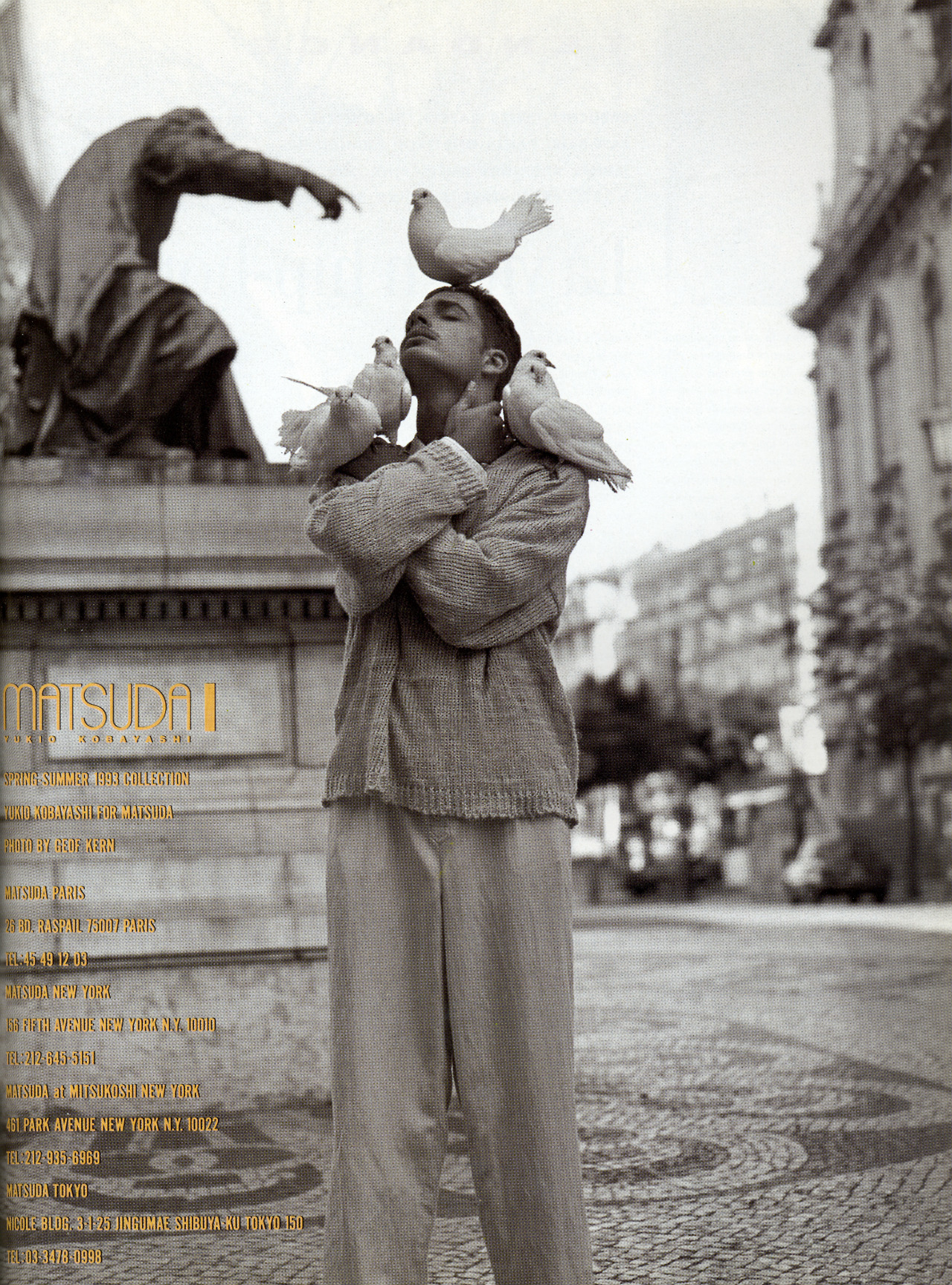 archivings: Matsuda Spring/Summer 1993 Advertisement, photographed by Geof Kern