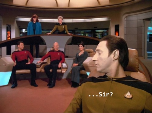 Star Trek: The Next Generation S1 E13 “Angel One” 44:09The ends of episodes in season one are so che