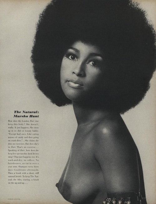 Marsha Hunt For Vogue, 1969