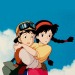 fio-picolo:Studio Ghibli couples and blue sky_