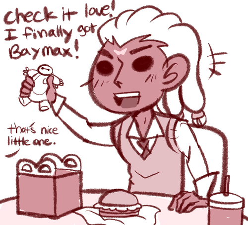 camalilium:  I feel like Loki would be one of those teenagers who unashamedly still orders happy meals 