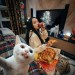 catasters: Looks like the purrfect Friday night! 😻