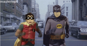 mastertoph:  Batmako and his sidekick Fire Ferret in all their glory 
