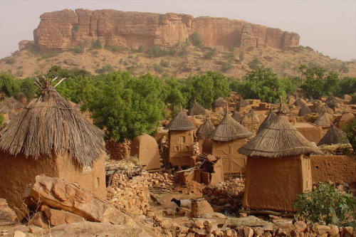 The culture of Dogon people in Mali.