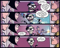 globegander:  Meeting your fanbase can just be so awkward, y’know? [Invader Zim #3] 