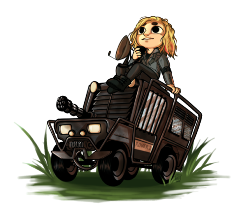 After doing Bellamy and his SDS truck (skaikru delivery service), I thought I’d do Clarke and her ve