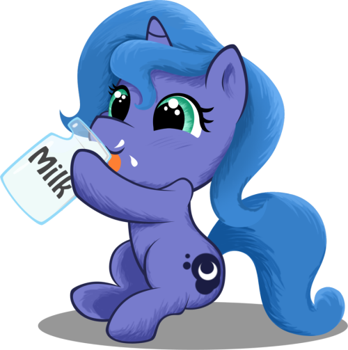 theponyartcollection:  Lune ! milky ! by *artist-apprentice587