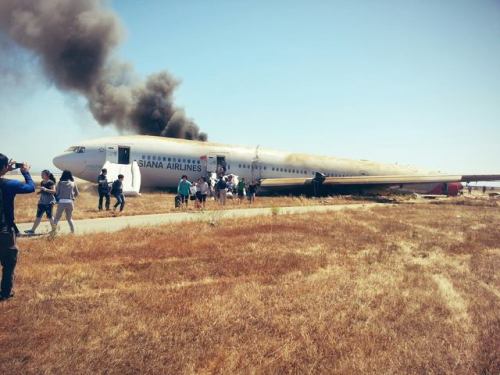 Thank God everyone survived after an Asiana Boeing 777-200 carrying 290 passengers crashed landing i