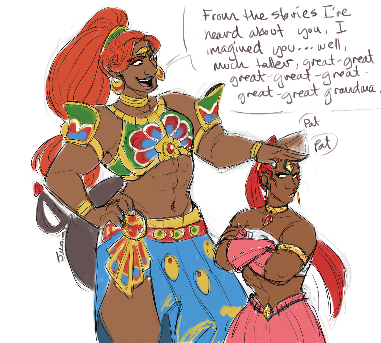 growingupgerudo: Some Patreon requests from the past months! You can support our