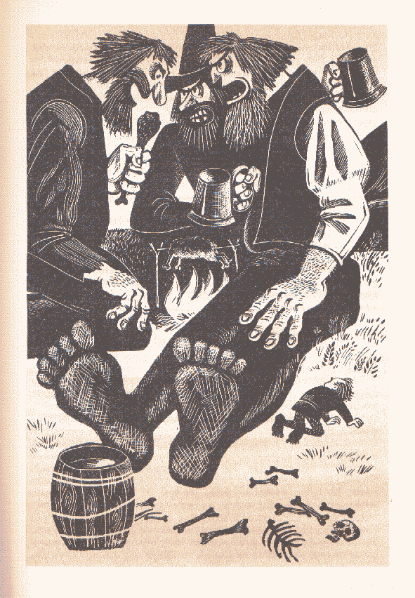 theparisreview:  Soviet illustrations of The Hobbit. See more here on Retronaut.