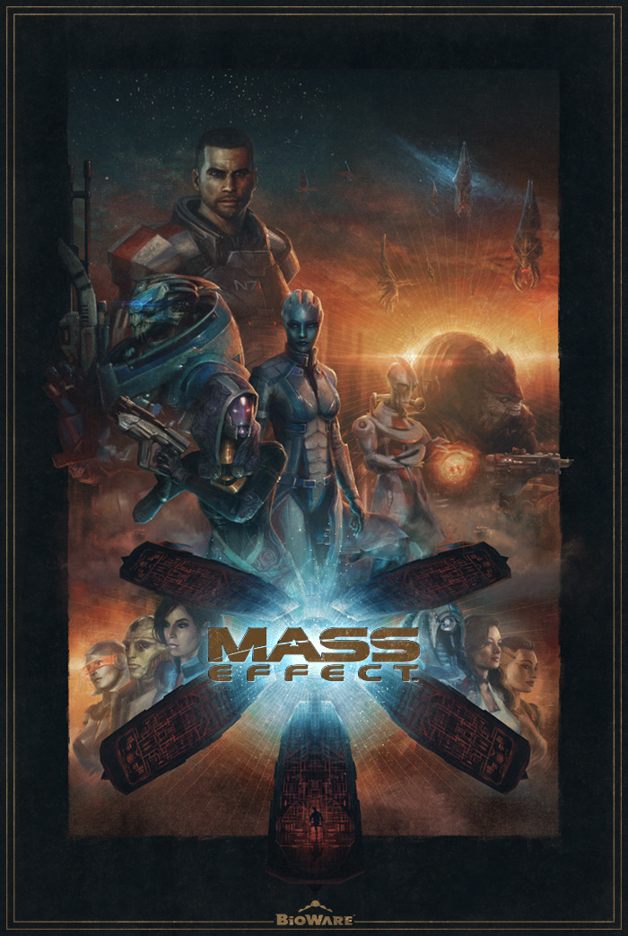 samspratt:  &ldquo;Mass Effect Saga&rdquo; - Illustration for Bioware by