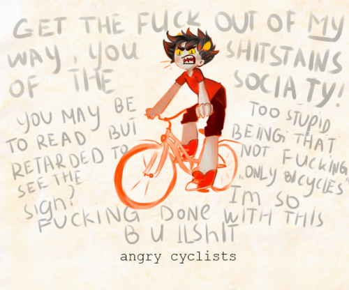 scoutregimentkarkat:theteadrinkinghater:And then there are these cyclistsIM GONNA WRITE A CYCLIST AU