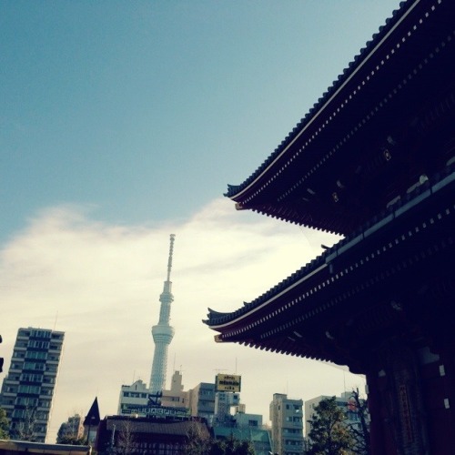 Tokyo, old and new.