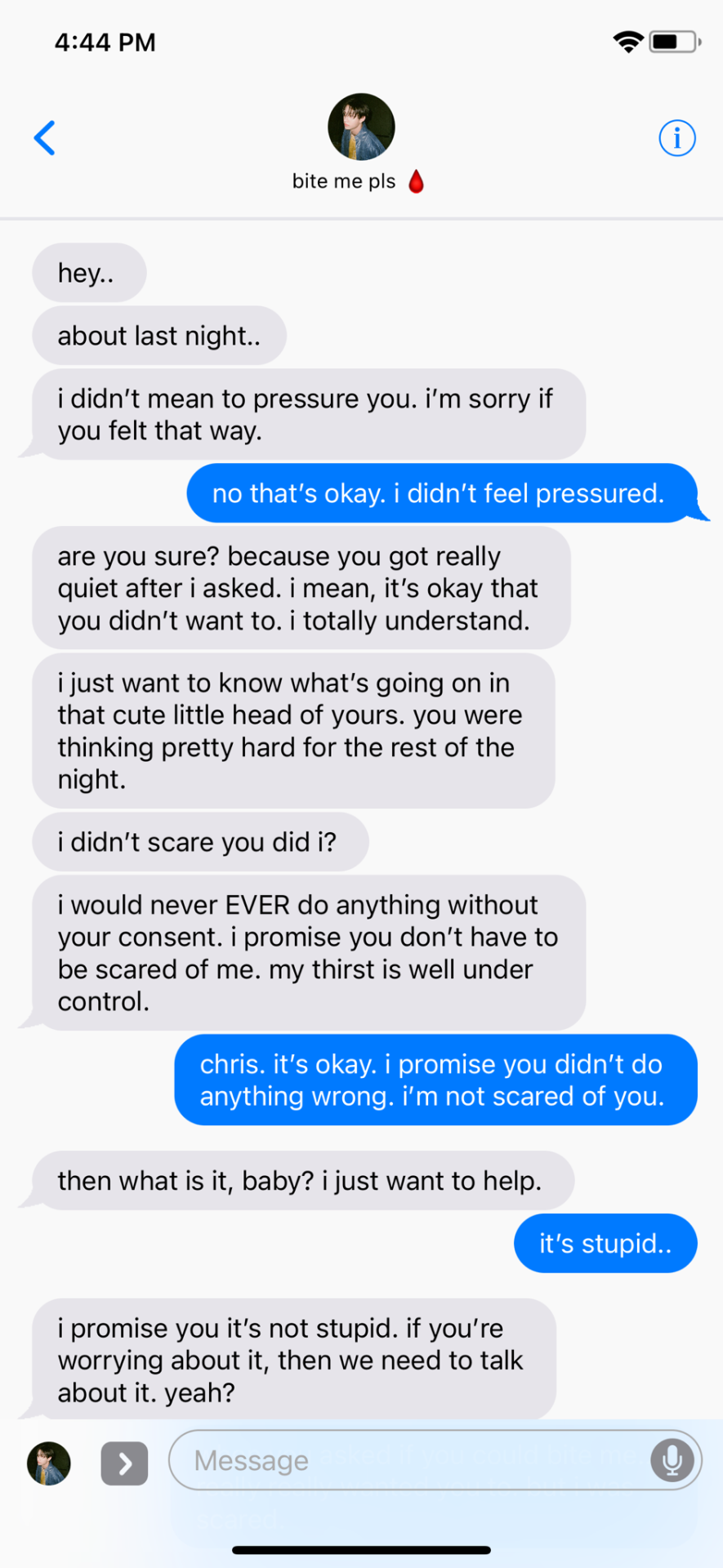 Random Texts With Vampire Chan