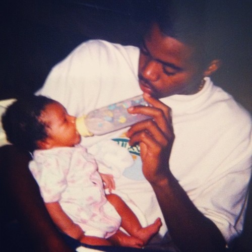 real-hiphophead:  Nas and his daughter Destiny 