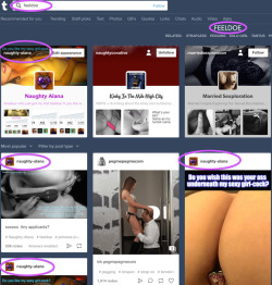 naughty-alana:  naughty-alana:  Before Naughty Alana had to leave tumblr, I was #1 in the feeldoe search and dominated those search results for a long time as can be evidenced in the screen shot above. Now my name isn’t even listed in the top 50 accounts