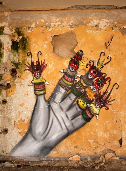 Five Worry Dolls de Skount (Greece) via autopsi-art