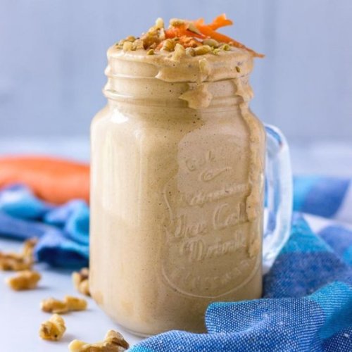 dessertgallery: Carrot Cake Smoothie-Your source of sweet inspirations! || GET AWESOME DESSERT MERCH