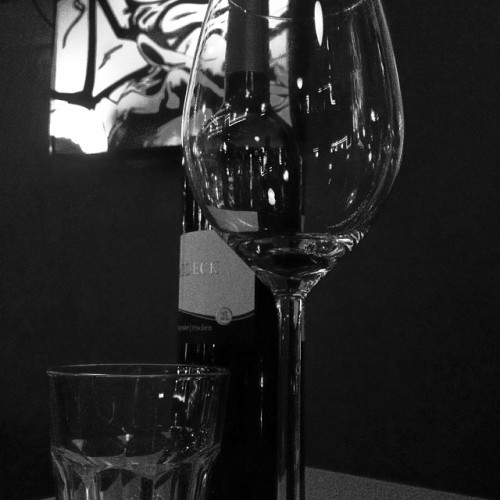 Drinks In Amsterdam, With An Extremely Choice Bottle Of Wine. #travel #trip #restaurant #bar