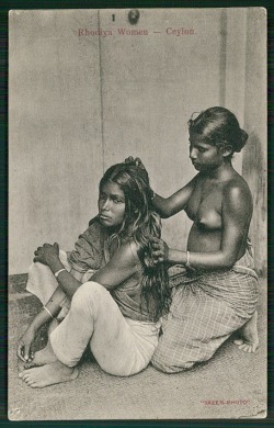   Sri Lankan Rhodiyas, via Old Indian Photographs.