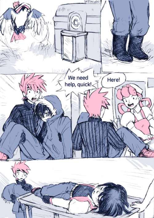 mondfuchs:Read from left to right!A short RedxGreen comic I started doodling in November, I’m glad I