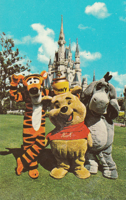 retro-disney:  Disney world postcard my dad held onto from the 70s/80s 