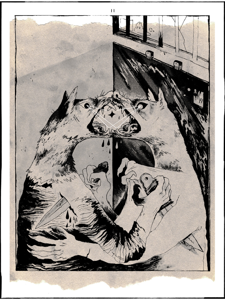 empartridge:  I made the cover for issue #13 of FORGE, a quarterly art magazine.