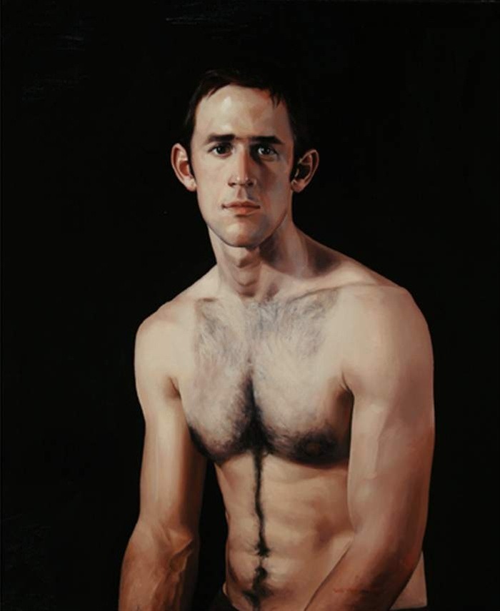   David Warren (Australian, b. 1945), Portrait of Michael (2nd Study), 2004. Oil
