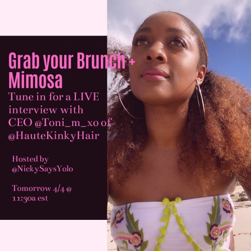 Wigs! Ponytails! Clip-ins! Protective Styles! Let’s “Hair” about it! Make your fav brunch + mimosa &