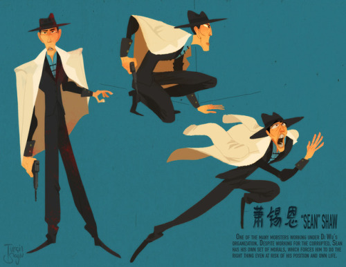 tsoylu:A design project for school. It’s set in the 1930s in Shanghai, an era of colonization, gang 