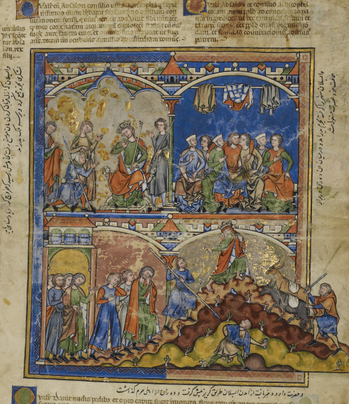 &ldquo;Scenes from the Life of David&rdquo;, Ms. Ludwig I 6 by unknown creator, France ca. 1