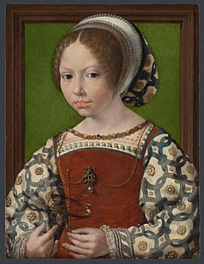 Jan Gossaert, A young princess (Dorothea of Denmark?), c. 1530
