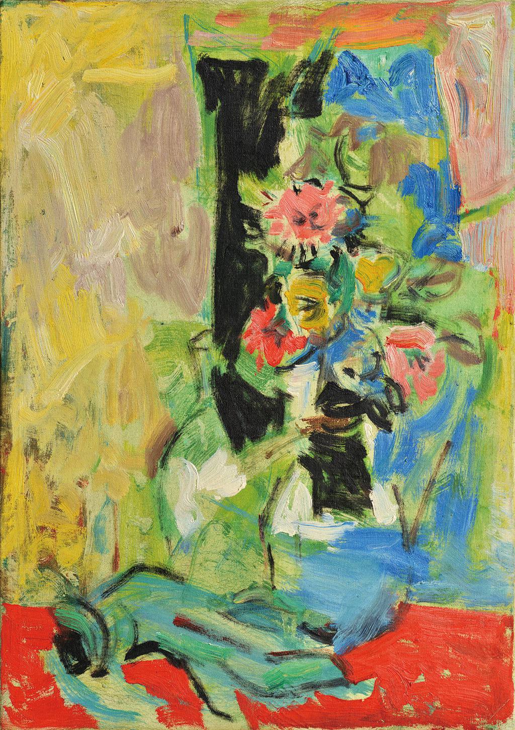 lawrenceleemagnuson:  Wu Dayu (China 1903-1988)Untitled No.99 oil on canvas 45.5