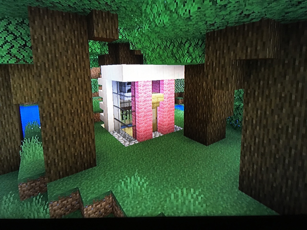 Featured image of post Pink Concrete House Minecraft Red orange yellow green lime cyan light blue blue purple red pink