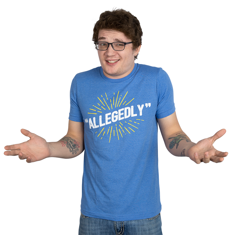 dcllwithagvn:Michael Jones modeling Achievement Hunter Allegedly Tee
