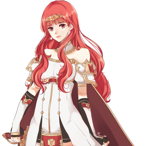 mizukas:self indulgent celica with long hair~