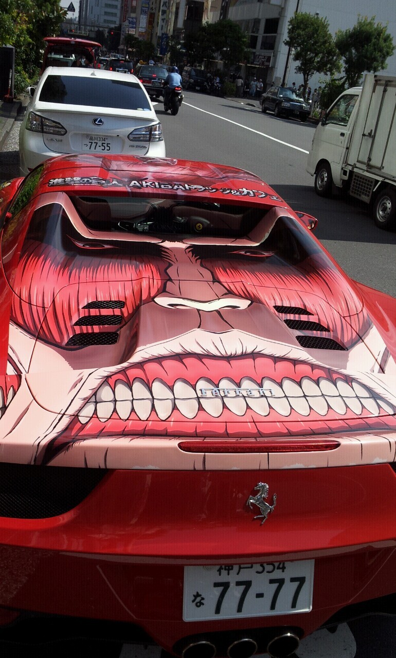 crazy artistic ish, but I wouldnt do that on my Ferrari though lol