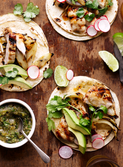 verticalfood:  Grilled Chicken Tacos